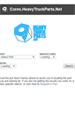 Mobile Screenshot of cores.heavytruckparts.net