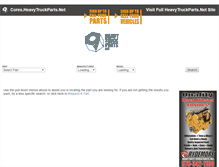 Tablet Screenshot of cores.heavytruckparts.net